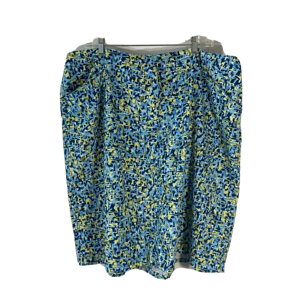 Talbots Plus Size 22 Back Slit Tulip Mini Skirt